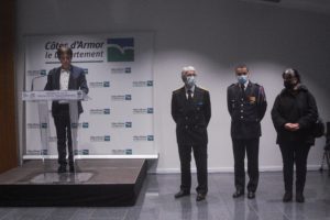 Président CASDIS discours, Colonel Hucher, Préfet Thierry Mosimann