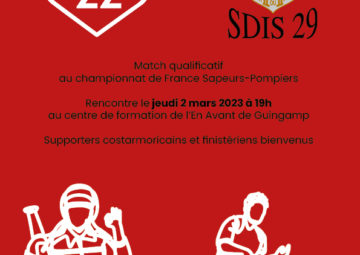 Championnat de France de Football Sapeurs-Pompiers : rencontre SDIS22 et 29