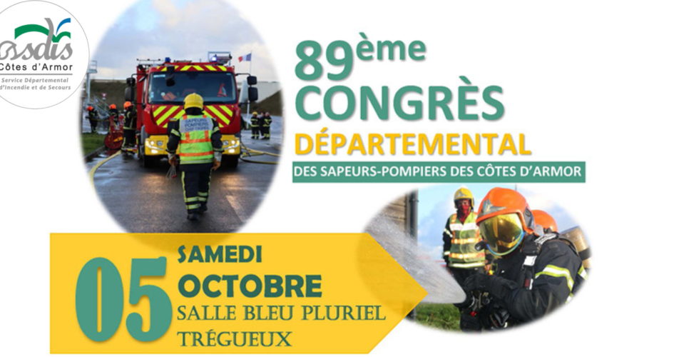89è Congrès départemental des sapeurs-pompiers des Côtes d’Armor